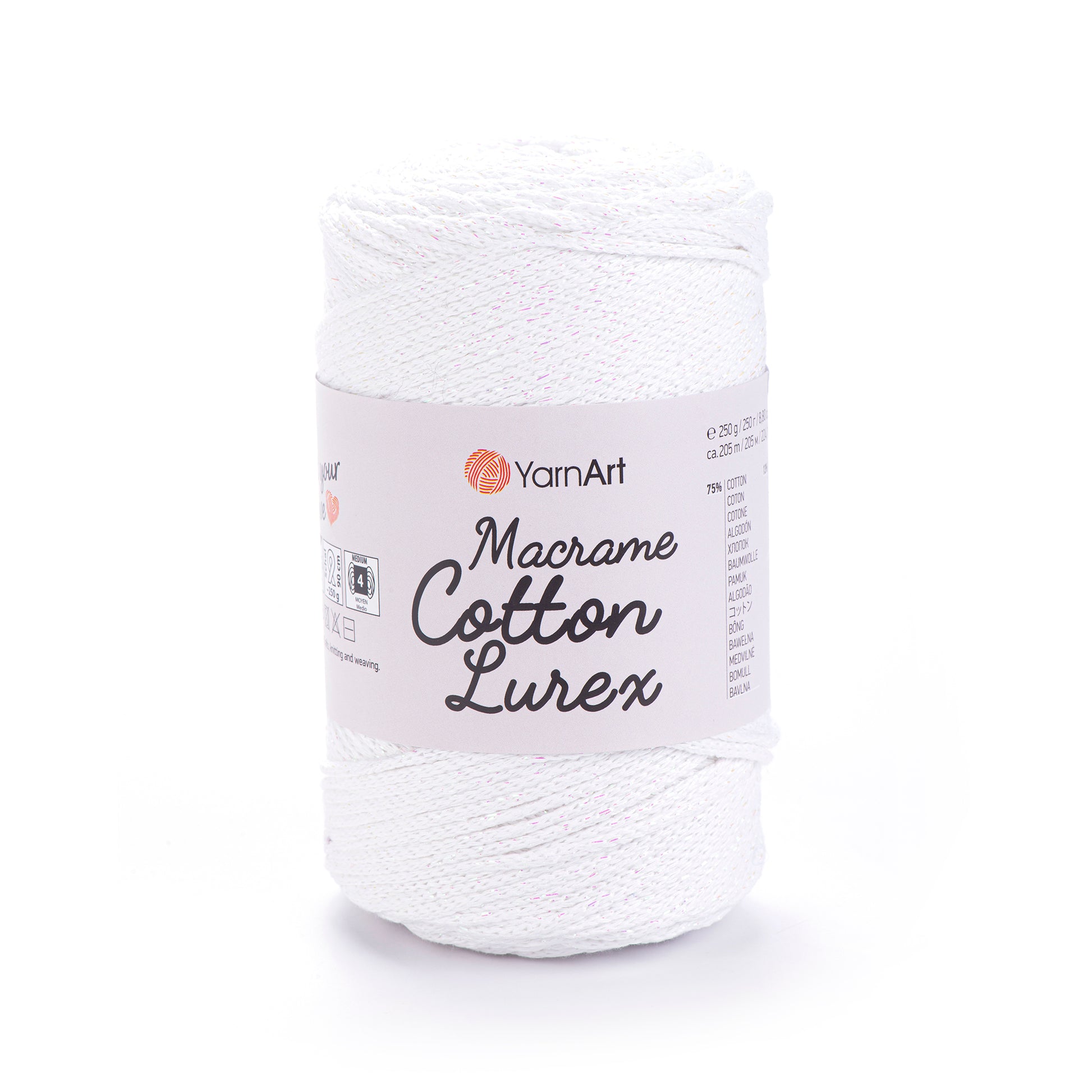 MACRAME COTTON LUREX