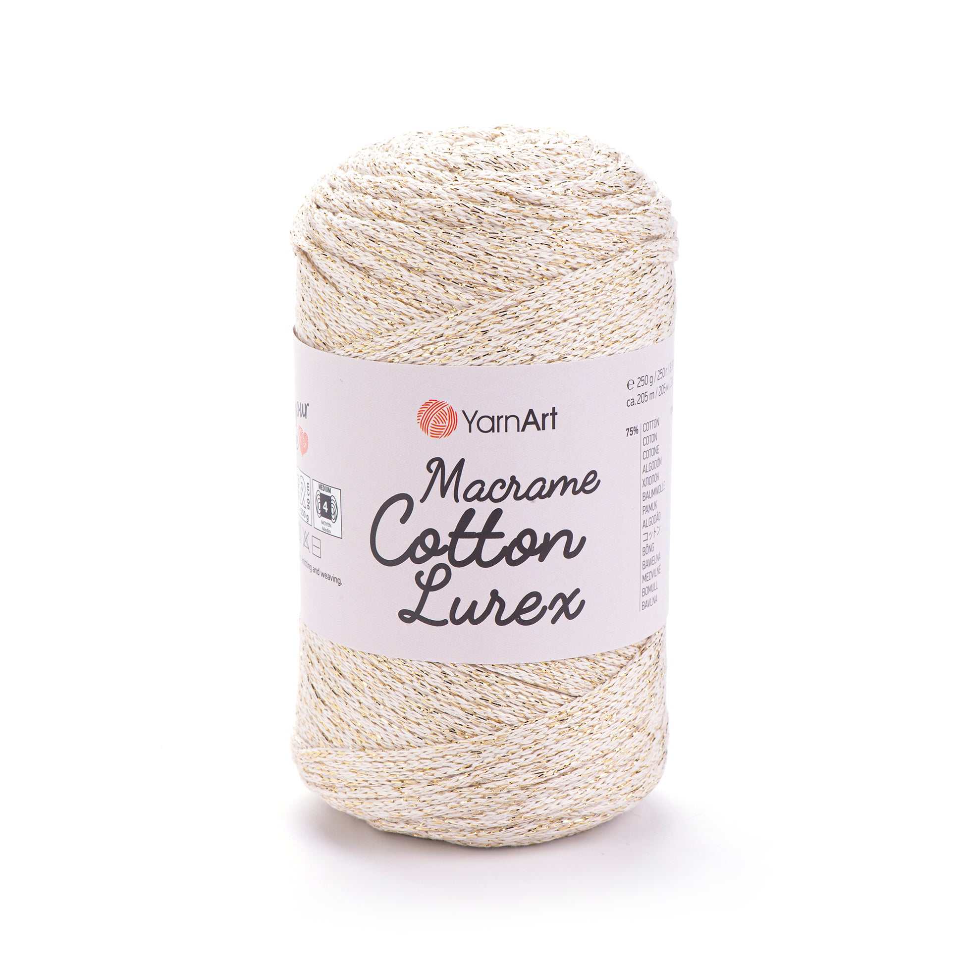 MACRAME COTTON LUREX