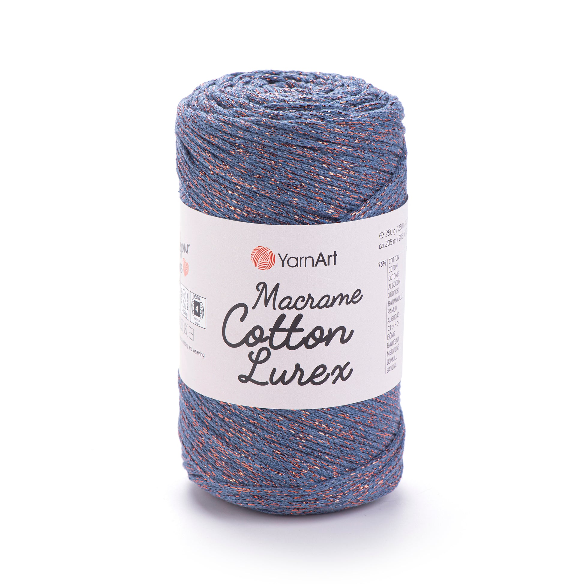 MACRAME COTTON LUREX