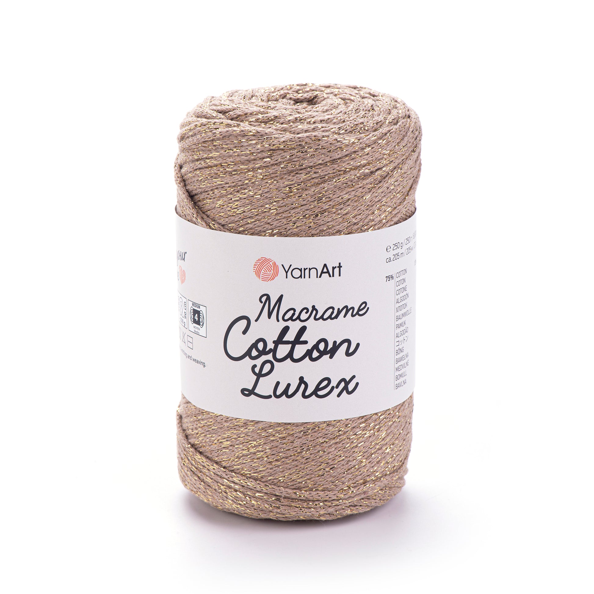 MACRAME COTTON LUREX