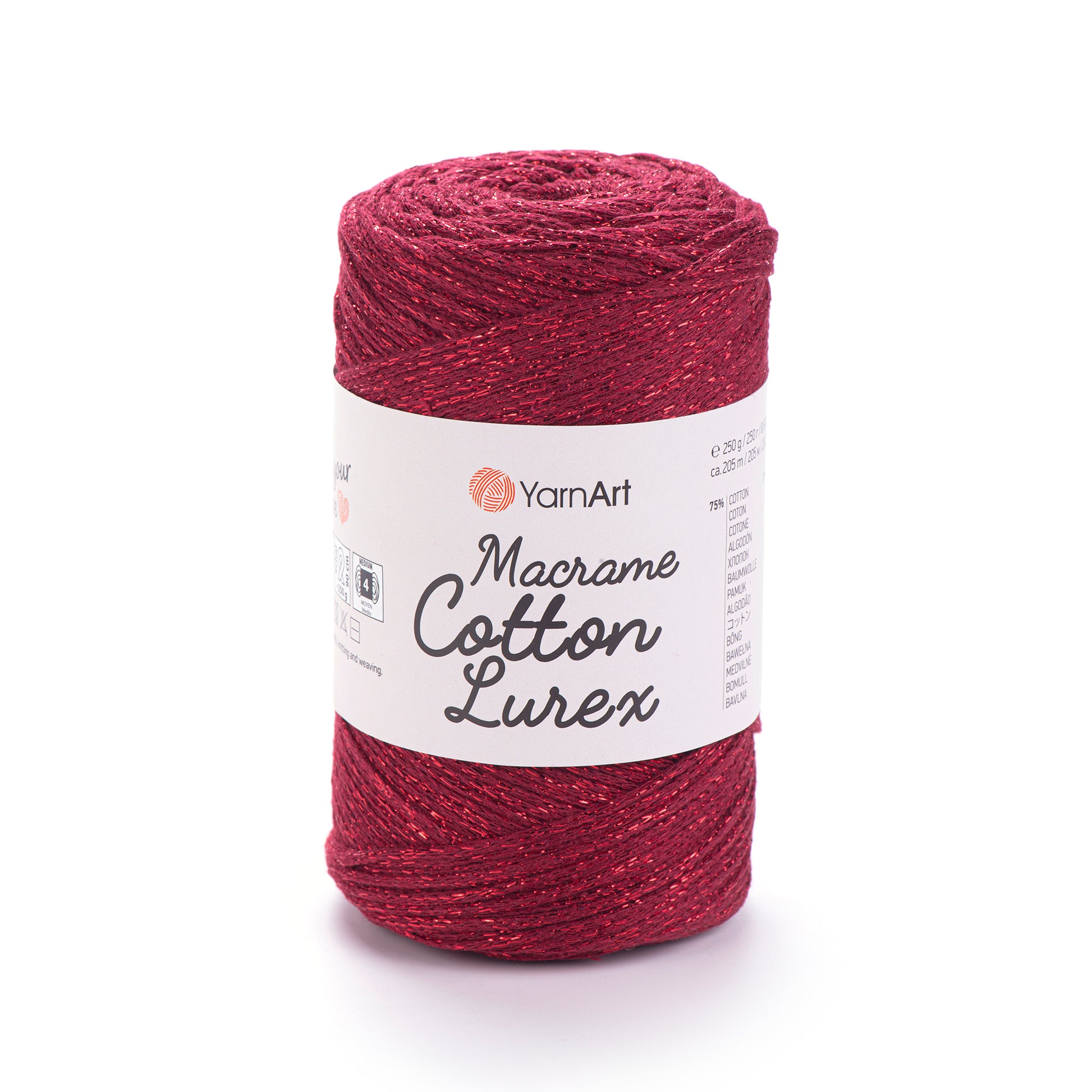 MACRAME COTTON LUREX